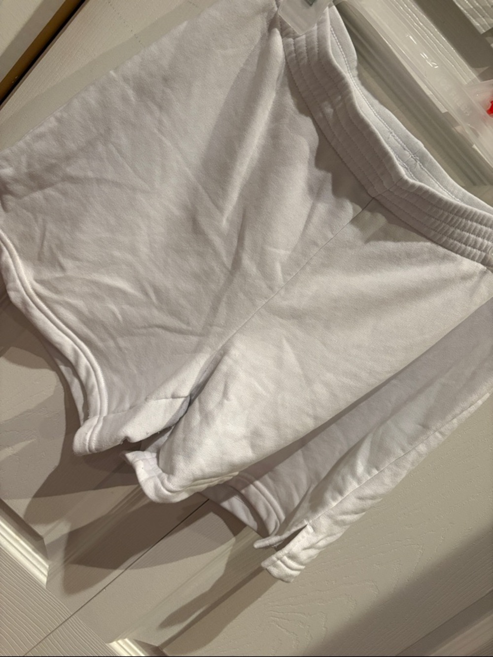 Aritzia White Sweatshorts - Picture 3 of 5